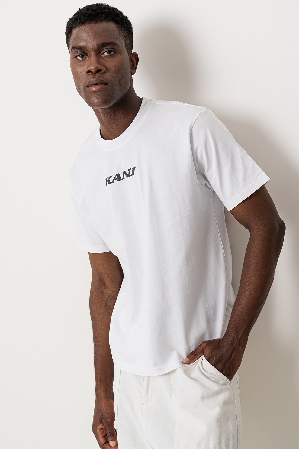 Karl Kani, Tricou regular fit cu logo, Rosu, Alb, Negru, L