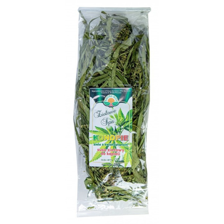 Planta de canepa cu inflorescente pentru baie 50g