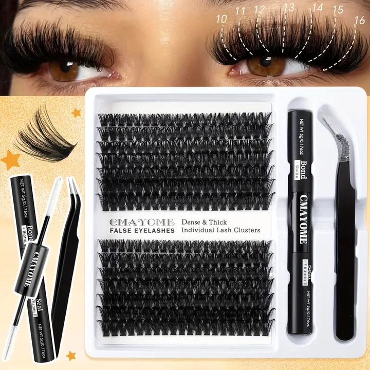 Gene Fairy Glam, Set complet cu efect ochi de pisica