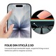 Folie Sticla Dr.Shield, Compatibil Apple iPhone 17, Full Cover 3D - Negru