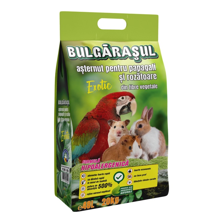Asternut Rozatoare si Papagali – Exotic, 48L (20 kg)