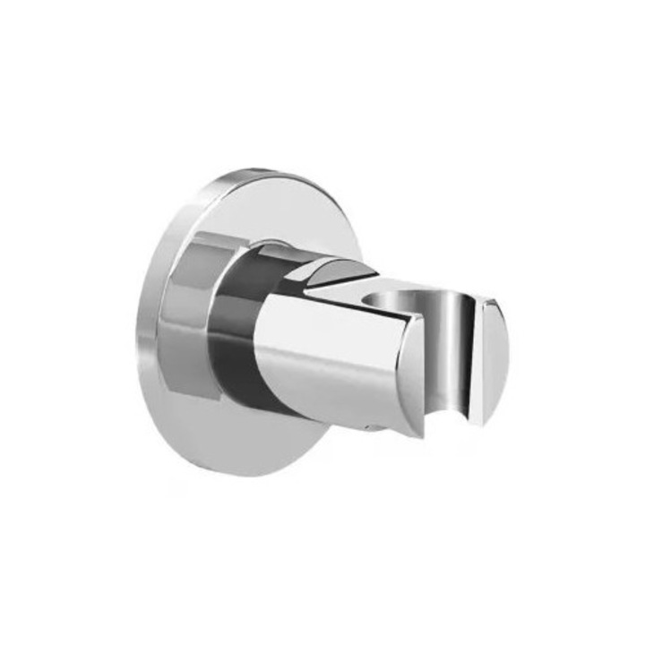 Suport para dus Roca Wall Round A5B1350C00, aparent, universal, Crom