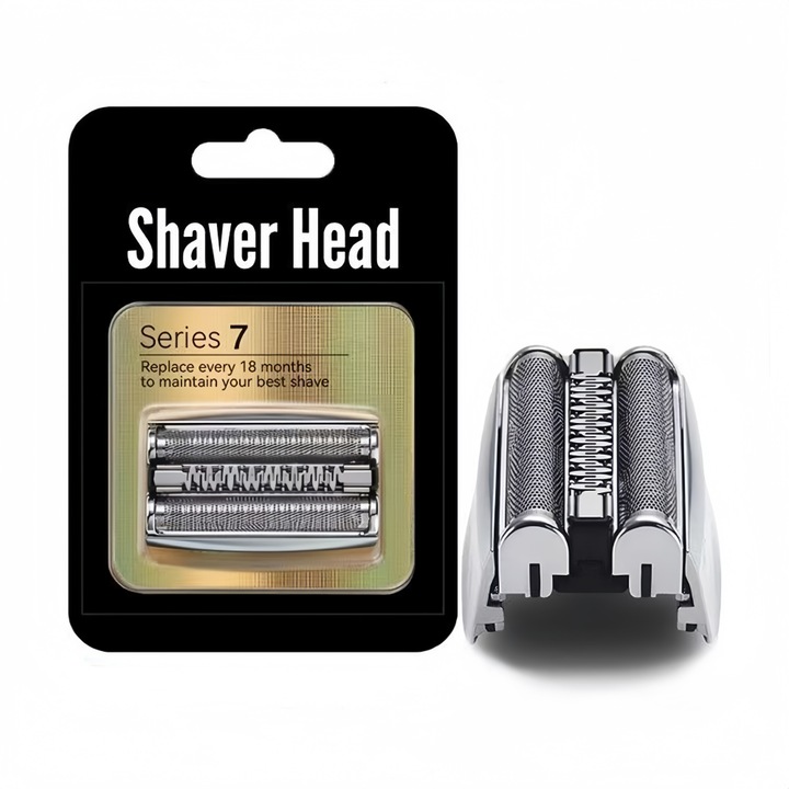 Глава за самобръсначка SNASHMG, сребриста, за Braun 70S, сухо и мокро използване