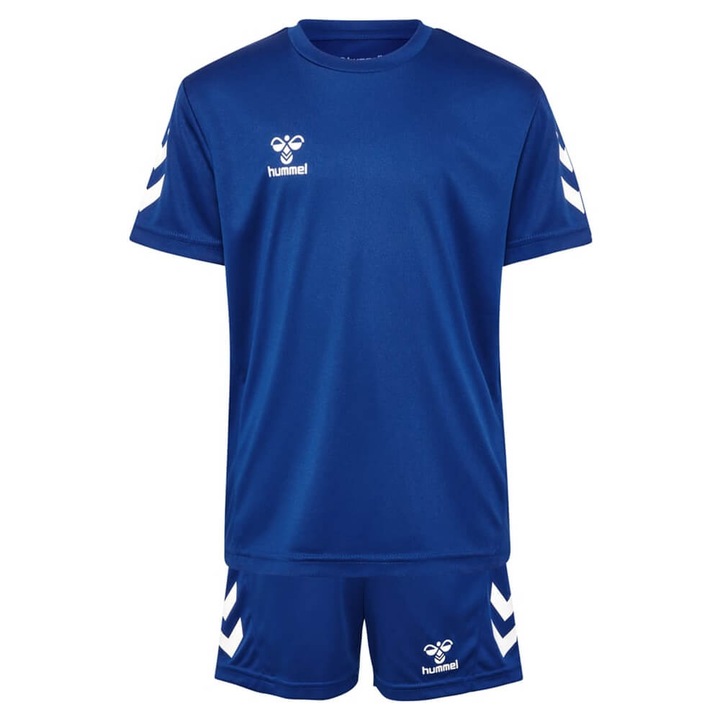 Set Echipament Sportiv hummel Logo, albastru, copii