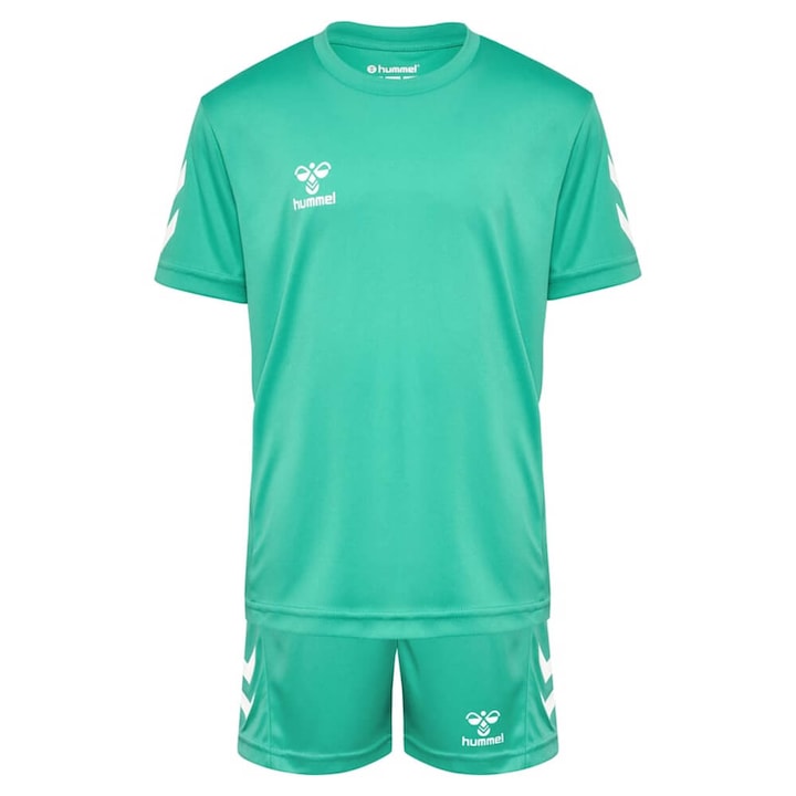 Set Echipament Sportiv hummel Logo, turcoaz, copii