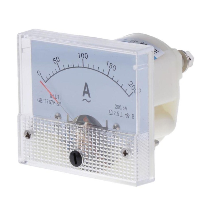 Ampermetru analogic de curent cu panou Ac 85l1, ampermetru, 0-200a