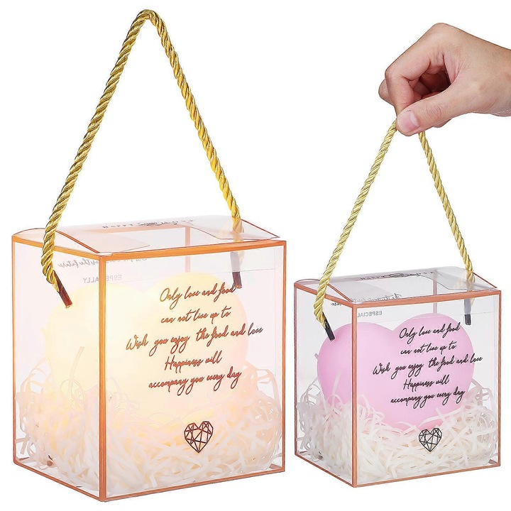 Lampa de veghe pentru fete, design inima, dimensiuni 12x11x9cm, culoare alba, set cu cutie de ambalare