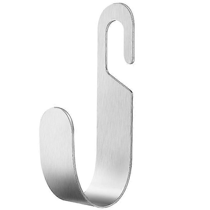 Kerti tömlőtartó, rozsdamentes acél, falra szerelhető, 22.5x10x5.5cm, ezüst