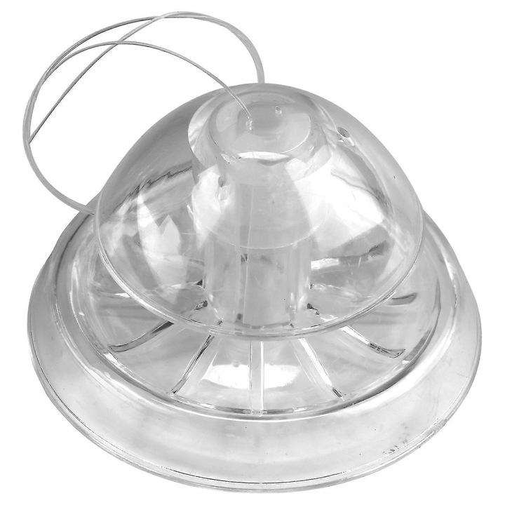 Capcana pentru melci, plastic transparent, 8x8x8cm, neagra