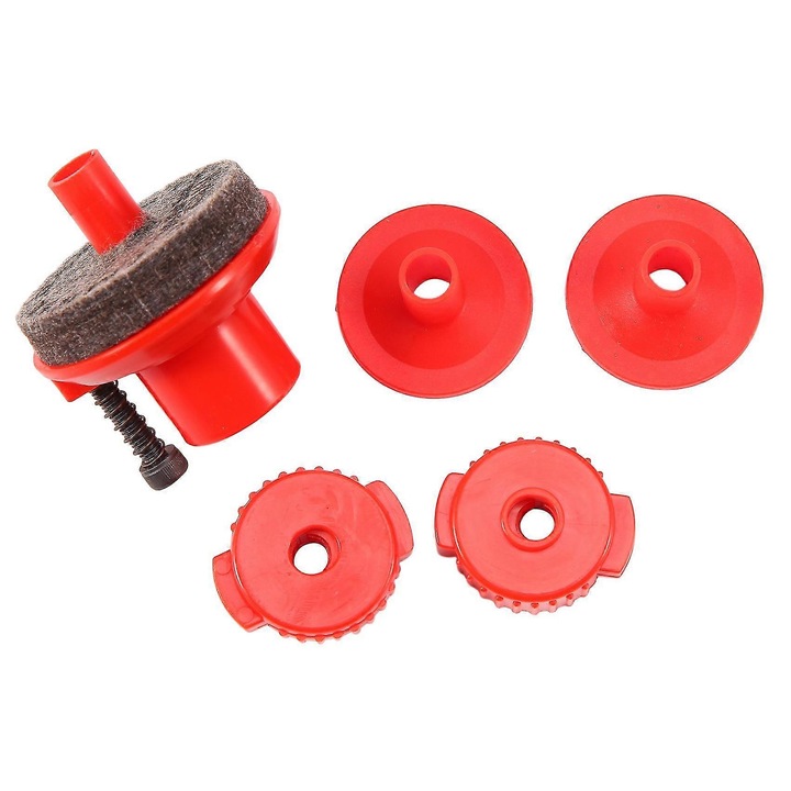 Suport Hi-Hat pentru tobe, set cu 2 piulite de eliberare rapida, rosu, 50mm