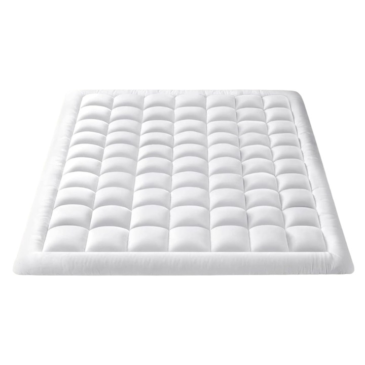 Matracvédő, páratlan kényelem alvás közben, mintha egy felhőn aludna, felfrissülve ébred fájdalom és zsibbadás nélkül, pihentető éjszakák, 90 x 200 x 2 cm - TOPKNER HOME & MARKER®