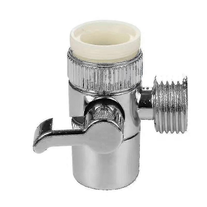 Diverter robinet, brass, crom, M22 x M24, pentru chiuveta sau dus, set 1 buc.