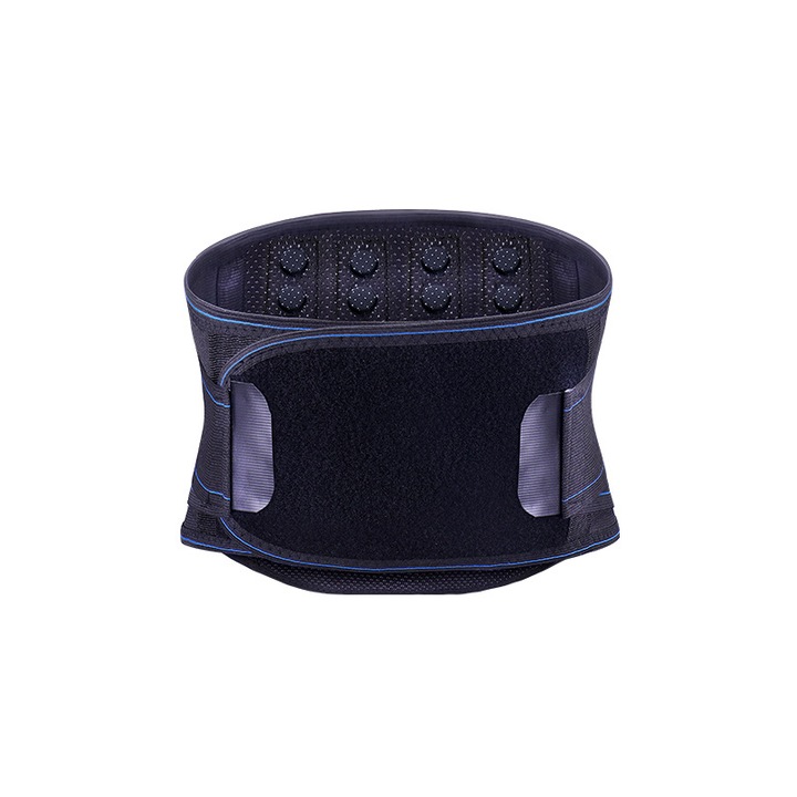Centura lombara magnetica, Rqiurpn, autoincalzitoare, 24 magneti, neagra, XL