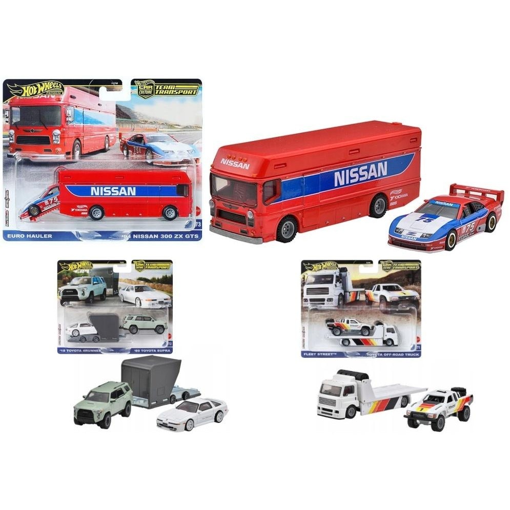Set Masinute Hot Wheels Premium, Porsche 935.4 & Fleet Street