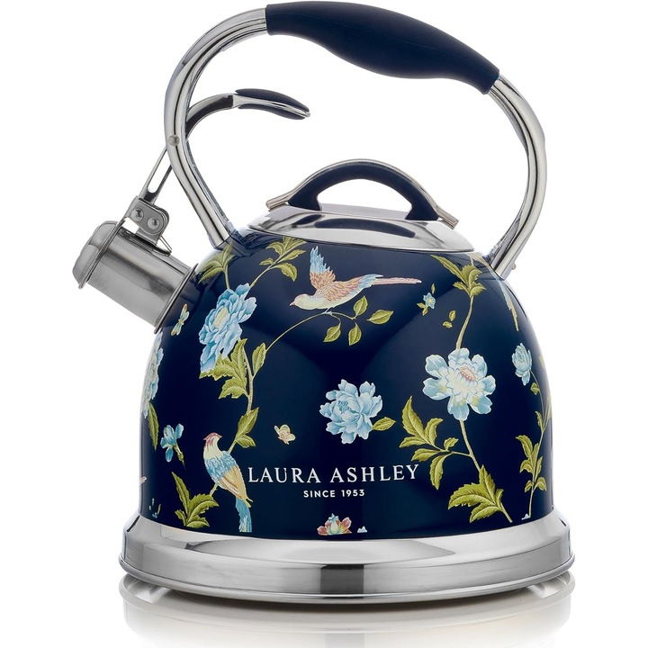 Fierbator pe plita Laura Ashley Elveden Navy 2.5 litri