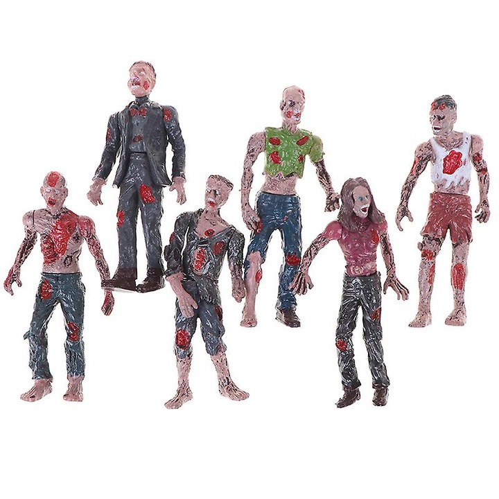 Set 6 Piese Figurine Actiune Zombi pentru Copii