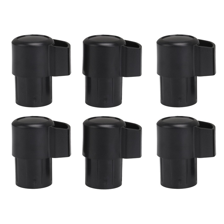 Set 6 capace pentru saxofon tenor, 24mm ID, plastic