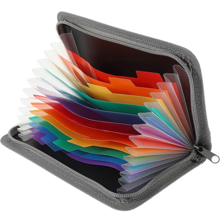 Organizator de fisiere pliabil, multicolor