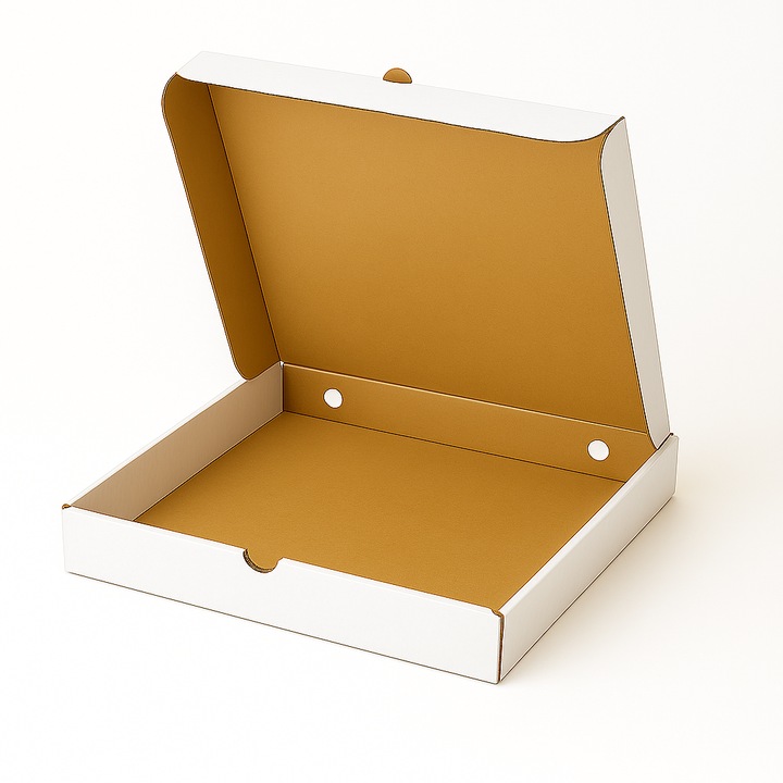 Set 10 cutii pizza grosime 3mm, dim.300x300x45mm, in 3 straturi