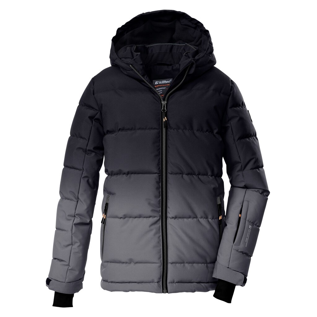 Killtec Giacca Trapuntata Invernale Per Bambini, In Piuma D'Oca, Antivento E Idrorepellente (10.000 Mm), Con Cappuccio, Elementi Riflettenti