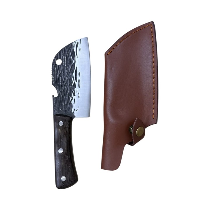 Cutit drumetie cu teaca din piele naturala 25513 KAVI ONE