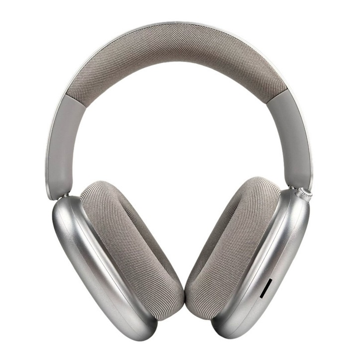 Vezeték nélküli fejhallgató P859, aktív zajszűrés, ezüst