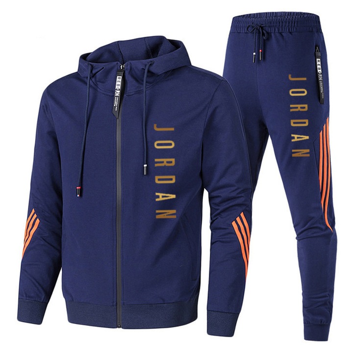 Trening sport pentru barbati, Jordan, portocaliu/bleumarin, XL INTL