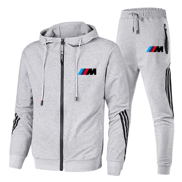 Trening sport barbati, BMW M., gri, 4XL INTL