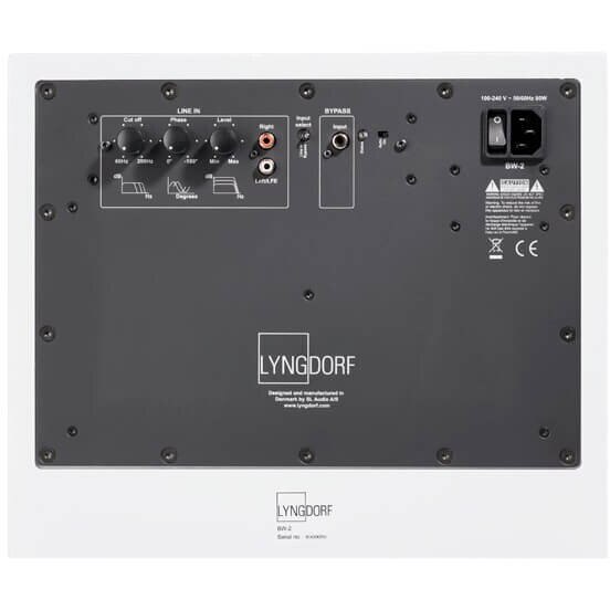 Subwoofer activ Lyngdorf BW-2, 400 W RMS, 25 - 800 Hz, Alb mat