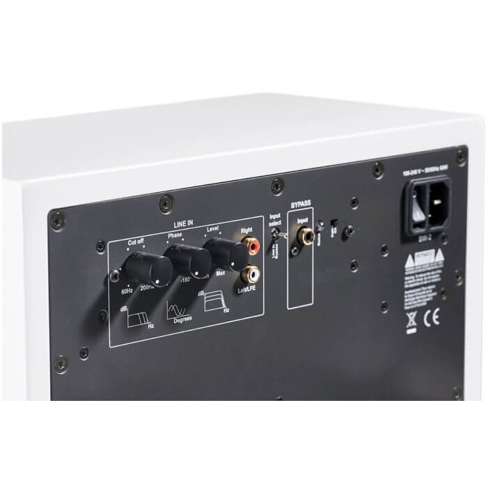 Subwoofer activ Lyngdorf BW-2, 400 W RMS, 25 - 800 Hz, Alb mat