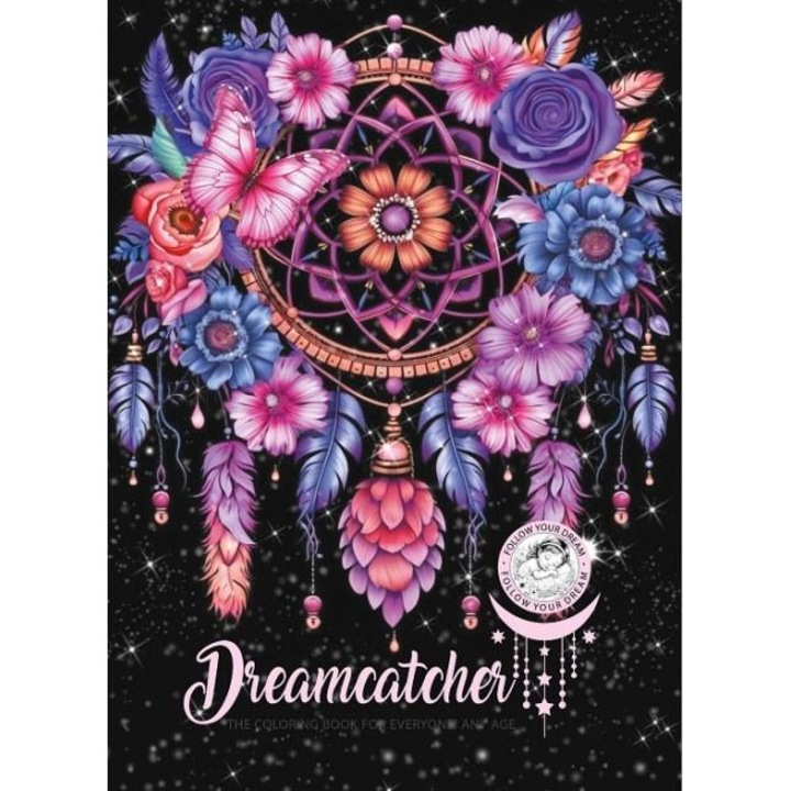 Caiet de colorat A4 FRESH, 8 imagini, portrete de femei, violet