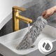 Pamatuf 4in1 RETOO DailyPro, Microfibra, pentru Curatat Praful, Curatare Umeda si Uscata, Maner Aluminiu Extensibil Pana la 250 cm, Pensula Rotunda, Pensula Lunga, Gri
