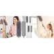 Pamatuf 4in1 RETOO DailyPro, Microfibra, pentru Curatat Praful, Curatare Umeda si Uscata, Maner Aluminiu Extensibil Pana la 250 cm, Pensula Rotunda, Pensula Lunga, Gri