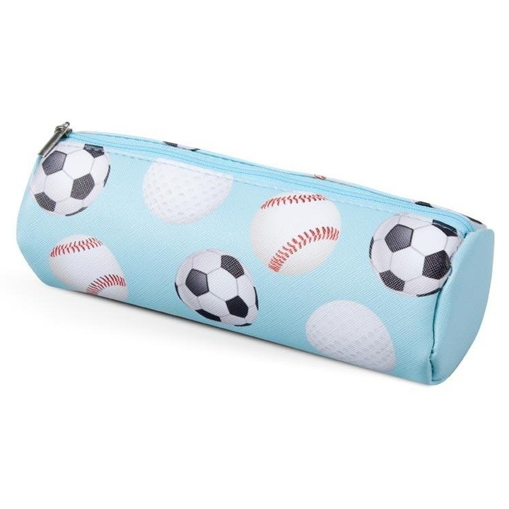 Tolltartó MFP hengeres, labdanyomat, kék, 7x20cm