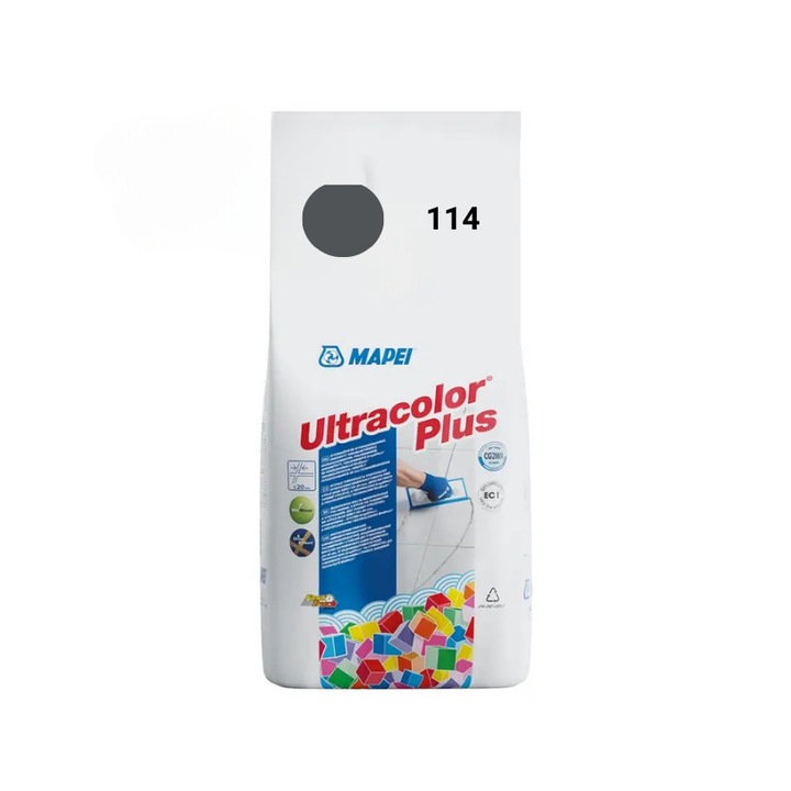 Фугираща смес Ultracolor Plus, 114, Антрацит, 2 кг