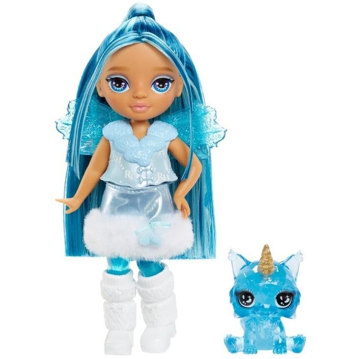 Papusa Rainbow High Littles Fairy - Sapphire, albastra