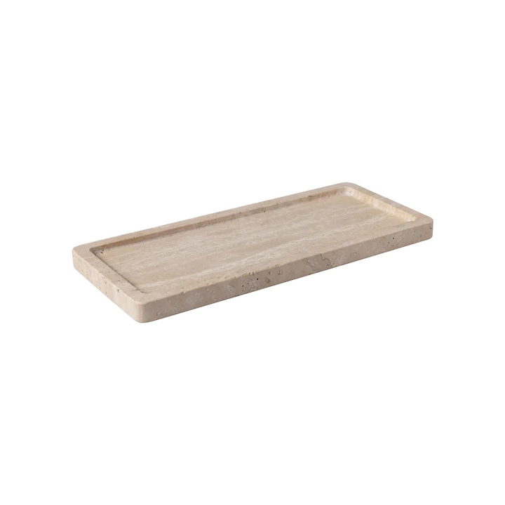 Tálalótálca Manufacture Travertine 25,5x10,5cm