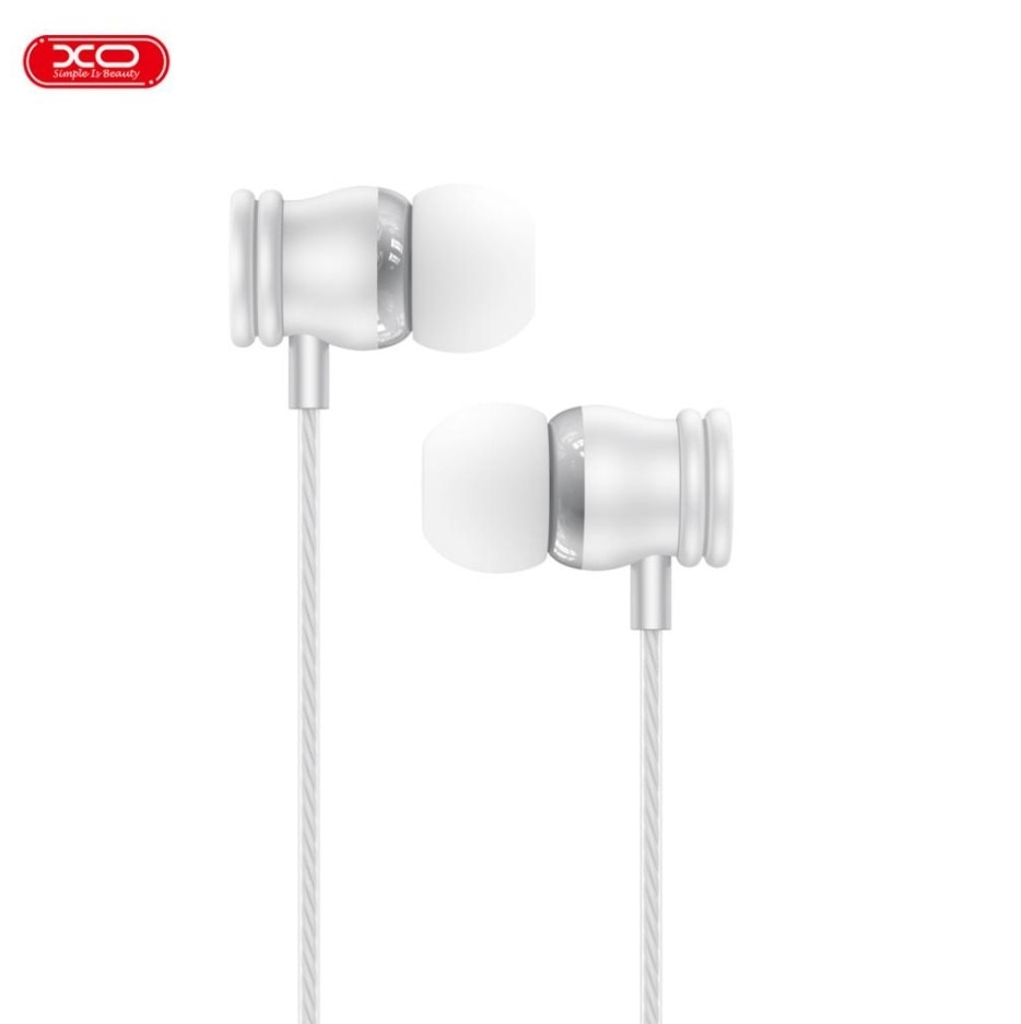 Casti cu Fir Type-C XO-EP80, Compatibile iPhone 15/16/17 si Android, Cablu 1.2M, Microfon, Alb