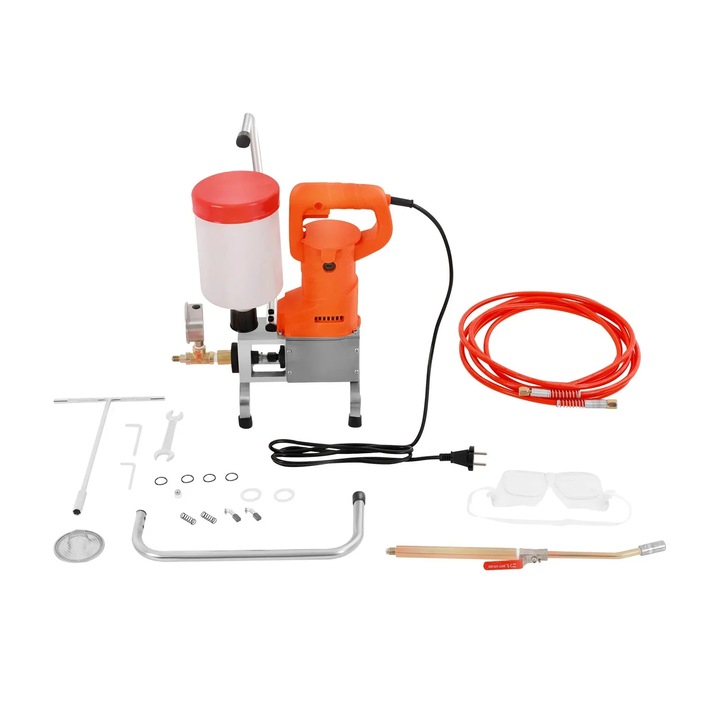 Машина за фугиране, 750W, 10000psi, 0.75кг/мин, Оранжев