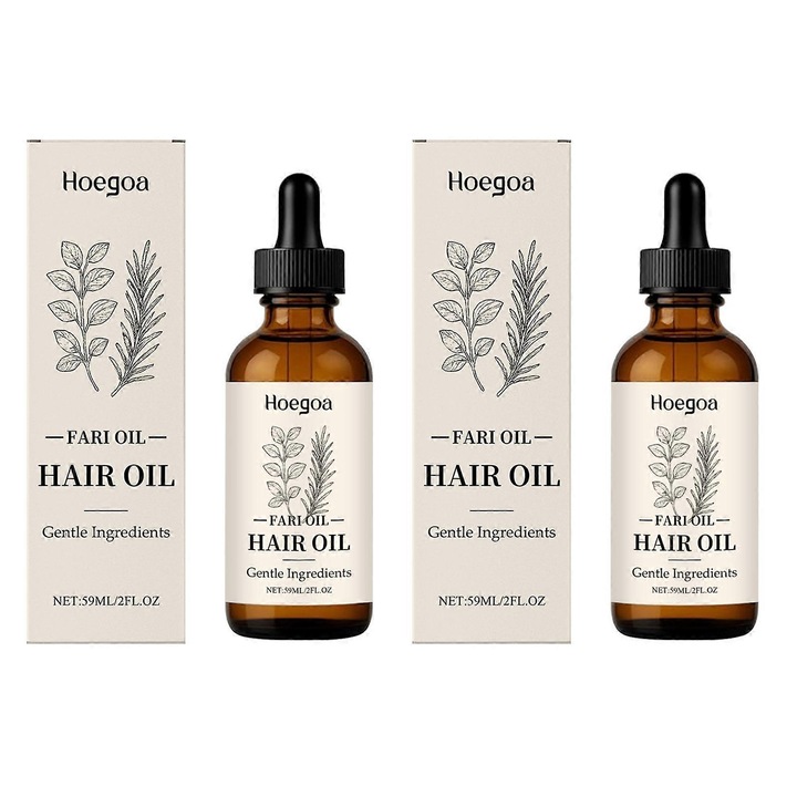 Set de uleiuri pentru par, tratament pentru scalp, 2pcs, hidratare profunda, reparare par deteriorat