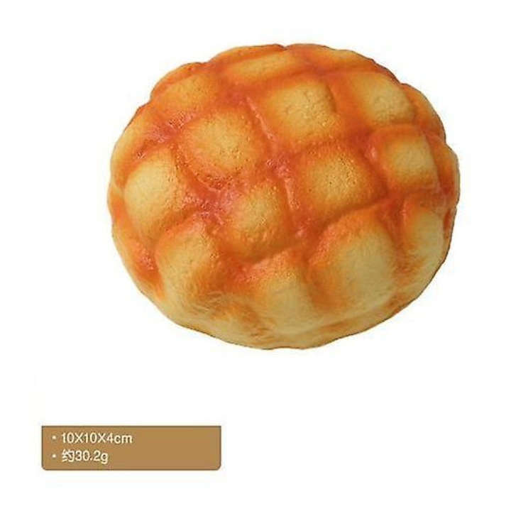 Set jucarii de bucatarie pentru copii, model paine falsa, chifle ananas, decorativ, multicolor