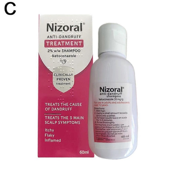 Шампоан против пърхот, Низорал, 200 мл, натурална формула, за мазен скалп и косопад