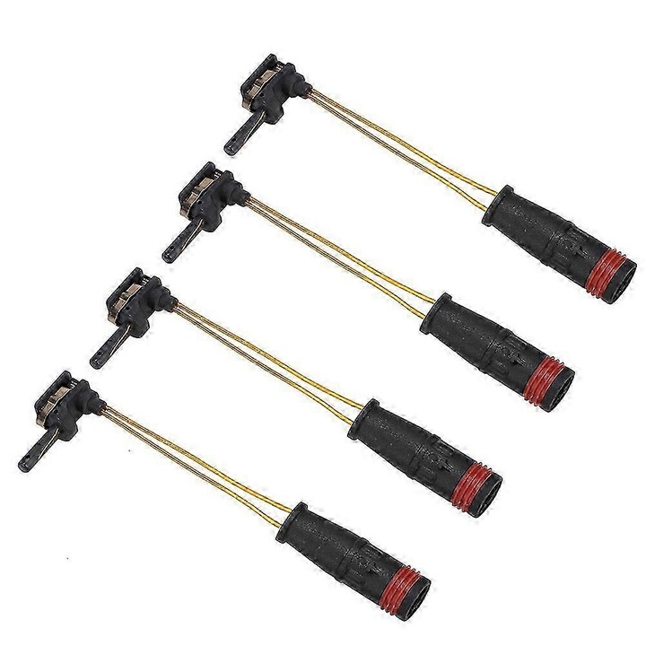 4 db fékbetét kopásérzékelő készlet, Mercedes W211 W220-hoz, ABS, fekete