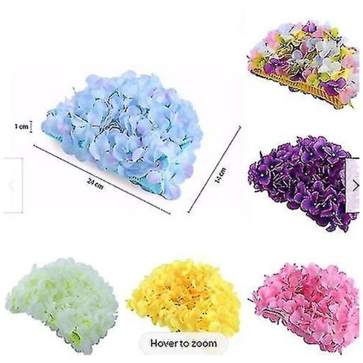 Női úszósapka, 3D virágmintás, többszínű, 31x18x3cm, 1 db-os készlet