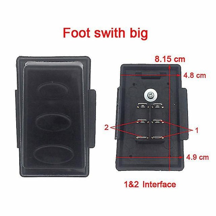 Comutator masina, motocicleta electrica, negru