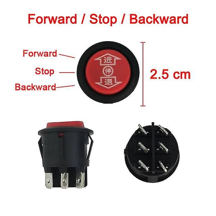 Comutator pentru masina electrica pentru copii, multicolor