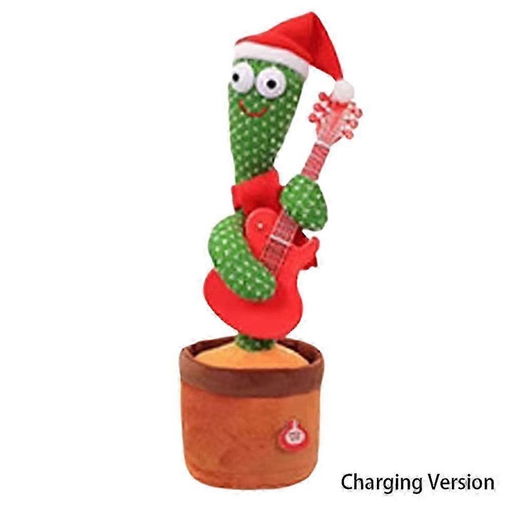 Jucarie interactiva pentru copii, cactus dansator, 120 melodii, 32cm