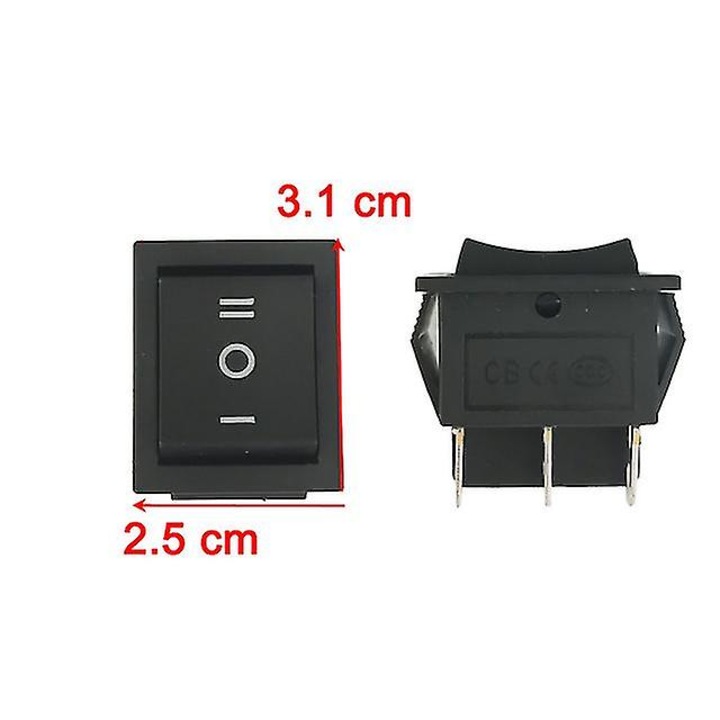 Comutator pentru masina electrica pentru copii, Negru