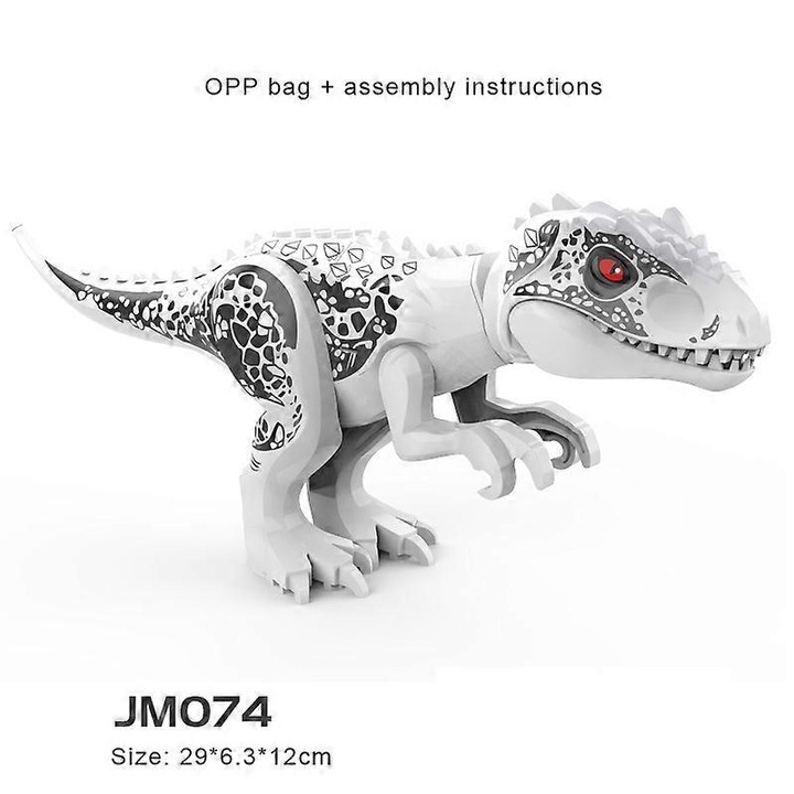 Set de constructie pentru copii, dinozauri, 15x5x3cm, multicolor