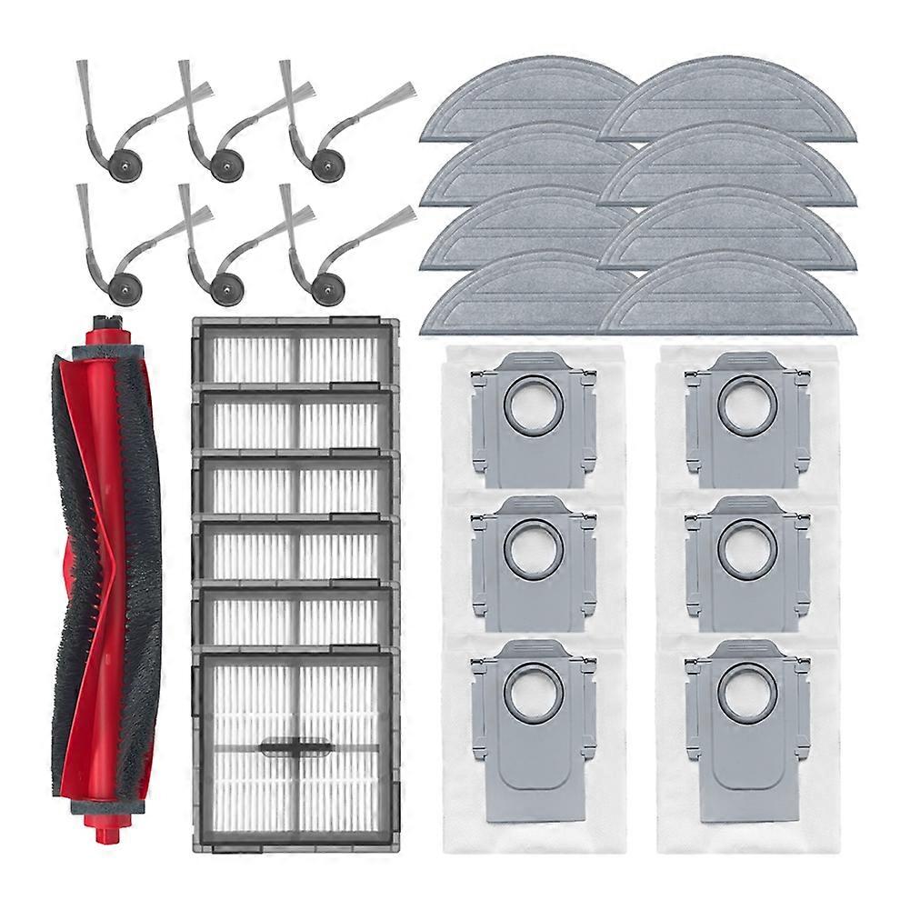 Fixbetter Accessoireset voor Roborock Q10 S5 / Q10 S5 robotstofzuiger, reserveonderdelen bevatten 1 hoofdborstel, 4 Hepa-filters, 4 reinigingsdoeken, 4 stofzakken, 4 zijborstels, 1 schroevendraaier Fixbetter Accessoireset voor Roborock Q10 S5 / Q10 S5 robotstofzuiger, reserveonderdelen bevatten 1 hoofdborstel, 4 Hepa-filters, 4 reinigingsdoeken, 4 stofzakken, 4 zijborstels, 1 schroevendraaier
